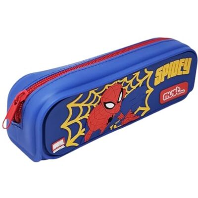 Marvel Trousse scolaire en silicone Spiderman Spidey Must compartiment 20 x 7 cm - Publicité Marvel Trousse scolaire en silicone Spiderman Spidey Must compartiment 20 x 7 cm - Publicité