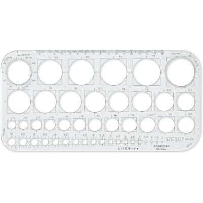 Staedtler Mars 576 Trace-cercle – 1–36 mm, avec bord encreur Cercles par incréments de 0,5 mm jusqu’à 10 mm, aide au dessin précis – Art.-Nr. 576 01 F - Publicité Staedtler Mars 576 Trace-cercle – 1–36 mm, avec bord encreur Cercles par incréments de 0,5 mm jusqu’à 10 mm, aide au dessin précis – Art.-Nr. 576 01 F - Publicité