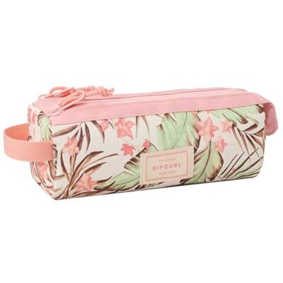 Rip Curl Trousse Scolaire Fille 2 Compartiments imprimé Tropical Beige Polyester recyclé Toutes Classes dès Le CP - Publicité Rip Curl Trousse Scolaire Fille 2 Compartiments imprimé Tropical Beige Polyester recyclé Toutes Classes dès Le CP - Publicité