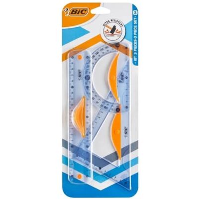 BIC Blocs Géométrie 3el 20cm - Publicité BIC Blocs Géométrie 3el 20cm - Publicité