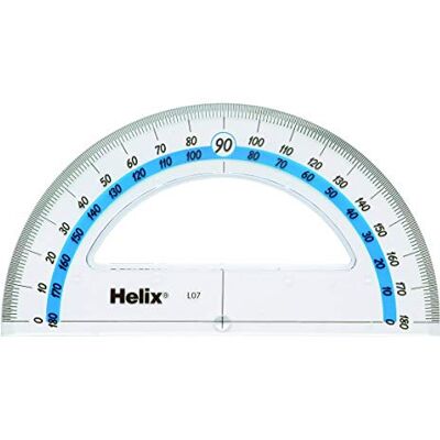 Helix Rapporteur 180° / 15cm L07010 - Publicité Helix Rapporteur 180° / 15cm L07010 - Publicité