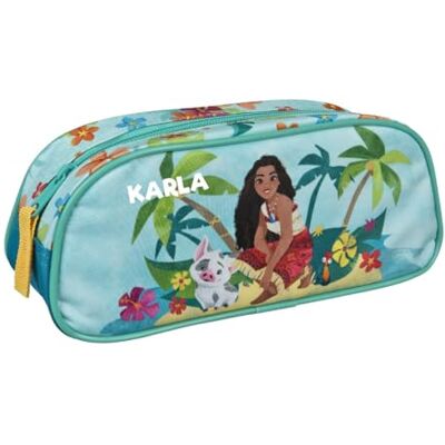 Undercover Trousse Disney Vaiana Personnalisable avec nom Trousse d'écolier pour enfant Turquoise - Publicité Undercover Trousse Disney Vaiana Personnalisable avec nom Trousse d'écolier pour enfant Turquoise - Publicité