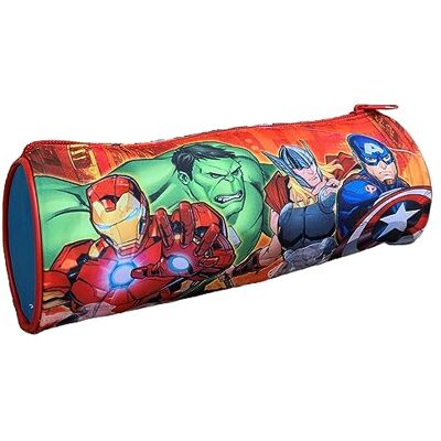 CARTOON Tombolino, trousse scolaire ronde, école, papeterie, organisateur de crayons, couleurs, rouge, 22 x 8 x 8 cm, Avengers (1) - Publicité CARTOON Tombolino, trousse scolaire ronde, école, papeterie, organisateur de crayons, couleurs, rouge, 22 x 8 x 8 cm, Avengers (1) - Publicité