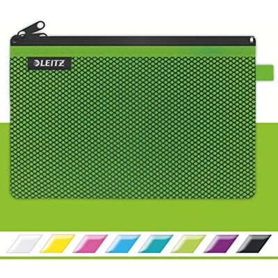 Leitz WOW Trousse à crayons Zippée en Nylon, Lavable, Idéale pour le Rangement, Grand (23x15cm) Vert - Publicité Leitz WOW Trousse à crayons Zippée en Nylon, Lavable, Idéale pour le Rangement, Grand (23x15cm) Vert - Publicité
