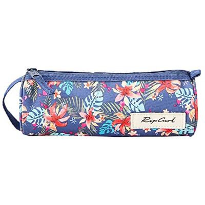 Rip Curl Trousse simple ronde en toile (bouteilles recyclées) avec poignée Pencil Case (lutle1) taille 7 cm - Publicité Rip Curl Trousse simple ronde en toile (bouteilles recyclées) avec poignée Pencil Case (lutle1) taille 7 cm - Publicité