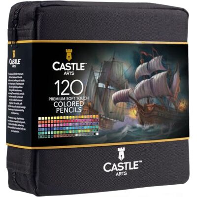 ART Set de 120 Crayons de Couleur Adultes Professionnels - Publicité ART Set de 120 Crayons de Couleur Adultes Professionnels - Publicité