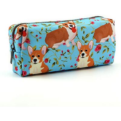 LParkin Trousse en toile motif corgi - Publicité LParkin Trousse en toile motif corgi - Publicité