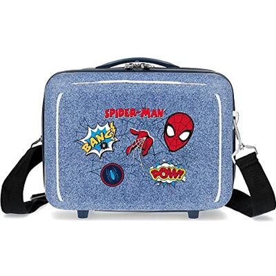 Marvel Spiderman Denim, Bleu, Taille Unique pour Tous, Trousse ABS - Publicité Marvel Spiderman Denim, Bleu, Taille Unique pour Tous, Trousse ABS - Publicité