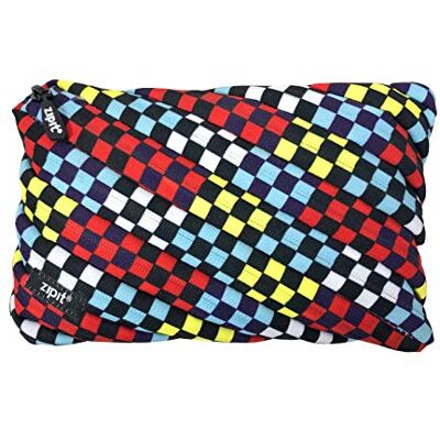 ZIPIT Colorz Trousse Trousse à Crayons Grande capacité Etui à Crayon pour l'école, Le collège et Le Bureau (Drapeau de Course) - Publicité ZIPIT Colorz Trousse Trousse à Crayons Grande capacité Etui à Crayon pour l'école, Le collège et Le Bureau (Drapeau de Course) - Publicité