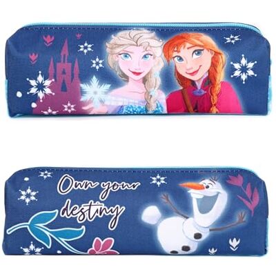 TDL La Reine des Neiges Elsa & Anna Trousse Fille, bleu, Trousse rectangulaire zippée - Publicité TDL La Reine des Neiges Elsa & Anna Trousse Fille, bleu, Trousse rectangulaire zippée - Publicité