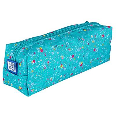 Oxford Trousse de toilette Floral Grande capacité Turquoise - Publicité Oxford Trousse de toilette Floral Grande capacité Turquoise - Publicité