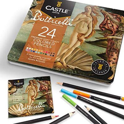 ART Set de 24 Crayons de Couleur Palette Botticelli - Publicité ART Set de 24 Crayons de Couleur Palette Botticelli - Publicité