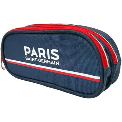 PSG 1 Trousse FOURRE-TOUT 2 compartiments 23x10cm - Publicité PSG 1 Trousse FOURRE-TOUT 2 compartiments 23x10cm - Publicité