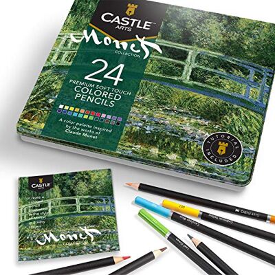 ART Set de 24 Crayons de Couleur Palette Monet - Publicité ART Set de 24 Crayons de Couleur Palette Monet - Publicité