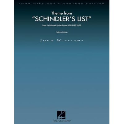 Theme from Schindler's List: Cello and Piano, John Williams Signature Edition - Publicité Theme from Schindler's List: Cello and Piano, John Williams Signature Edition - Publicité