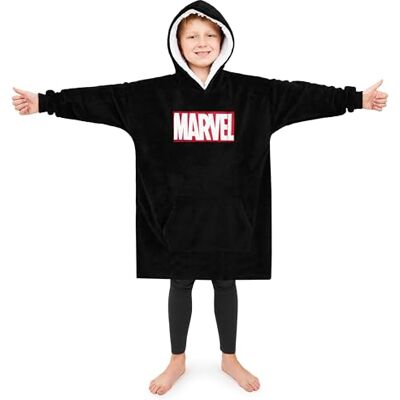 Spiderman Plaid Capuche Enfant Ado, Couverture Polaire Portable Avengers Hulk Hoodie Oversize, Cadeau Garcon (Noir Marvel) - Publicité Spiderman Plaid Capuche Enfant Ado, Couverture Polaire Portable Avengers Hulk Hoodie Oversize, Cadeau Garcon (Noir Marvel) - Publicité