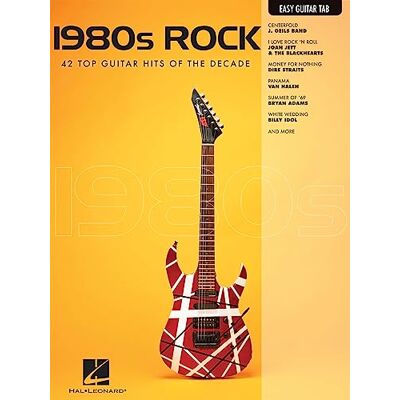 Various 1980S Rock Easy Guitar Notes And Tab Gtr Book - Publicité Various 1980S Rock Easy Guitar Notes And Tab Gtr Book - Publicité