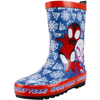 Marvel Bottes Spiderman Bottes De Pluie Enfant Spiderman Spidey Et Ses Amis Chaussures Garçons Bleu 24 - Publicité Marvel Bottes Spiderman Bottes De Pluie Enfant Spiderman Spidey Et Ses Amis Chaussures Garçons Bleu 24 - Publicité