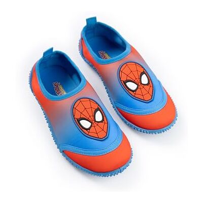 Marvel Chaussures Aquatiques Spiderman pour garçons, Rouges et Bleues de Piscine Graphiques avec Semelle texturée et Languette Vêtements de Plage et Tenues d'été pour la Piscine - Publicité Marvel Chaussures Aquatiques Spiderman pour garçons, Rouges et Bleues de Piscine Graphiques avec Semelle texturée et Languette Vêtements de Plage et Tenues d'été pour la Piscine - Publicité