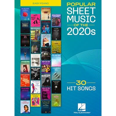 Various Popular Sheet Music of the 2020s. Solo de Piano. Publicité Various Popular Sheet Music of the 2020s. Solo de Piano. Publicité