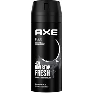 AXE Déodorant Homme Black, Sans Sels d'Aluminium, Pour Sentir Bon Toute la Journée, Contre les Mauvaises Odeurs, Fraîcheur 48h, Spray 150ml - Publicité AXE Déodorant Homme Black, Sans Sels d'Aluminium, Pour Sentir Bon Toute la Journée, Contre les Mauvaises Odeurs, Fraîcheur 48h, Spray 150ml - Publicité