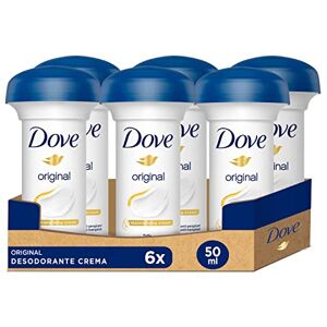 Dove Lot de 6 déodorants crème originale 50 ml - Publicité Dove Lot de 6 déodorants crème originale 50 ml - Publicité