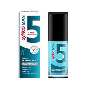 SYNEO 5 MAN Antitranspirant Spray pour hommes, Détranspirant contre la transpiration excessive, Anti Transpirant Déodorant (1 x 30 ml) - Publicité