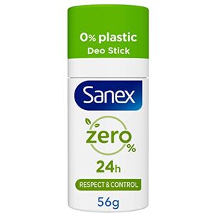 Sanex Deodorant Stick Solide 0 % Respect & Control Deodorant Femme et Homme Efficacite 24 h Deo Stick 56 g - Publicité Sanex Deodorant Stick Solide 0 % Respect & Control Deodorant Femme et Homme Efficacite 24 h Deo Stick 56 g - Publicité
