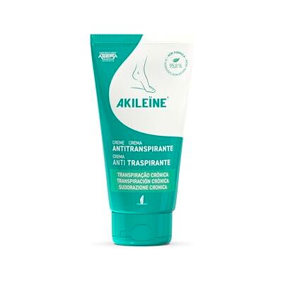 Akileïne AKILEINE Crème anti-transpirante pour les pieds Réduit la transpiration et les mauvaises odeurs 95,8 % d'ingrédients naturels Convient à partir de 3 ans 75 ml - Publicité Akileïne AKILEINE Crème anti-transpirante pour les pieds Réduit la transpiration et les mauvaises odeurs 95,8 % d'ingrédients naturels Convient à partir de 3 ans 75 ml - Publicité