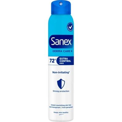Sanex Lot de 6 déodorants en spray anti-transpirant Derma Care 72 h 200 ml - Publicité Sanex Lot de 6 déodorants en spray anti-transpirant Derma Care 72 h 200 ml - Publicité