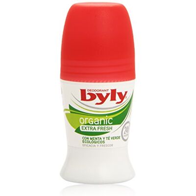 BYLY Organic Déodorant Extra Fresh Roll-On 50 Ml - Publicité BYLY Organic Déodorant Extra Fresh Roll-On 50 Ml - Publicité