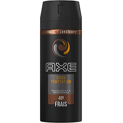 AXE Desod 150 ml Dark Temptation (Nuevo) pour adultes, usage quotidien, format pratique - Publicité AXE Desod 150 ml Dark Temptation (Nuevo) pour adultes, usage quotidien, format pratique - Publicité