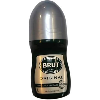 Brut Men Lot de 6 déodorants roll-on Glass Original 6 x 50 ml - Publicité Brut Men Lot de 6 déodorants roll-on Glass Original 6 x 50 ml - Publicité