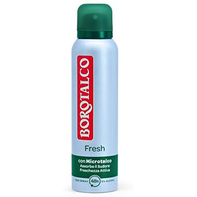 Borotalco Déodorant Spray Fresh 150 ml - Publicité Borotalco Déodorant Spray Fresh 150 ml - Publicité