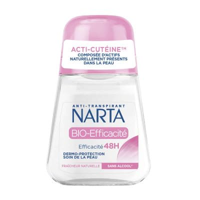 Narta - Anti-Transpirant Bio 48H - 50 ml - Antiperspirant - Publicité Narta - Anti-Transpirant Bio 48H - 50 ml - Antiperspirant - Publicité