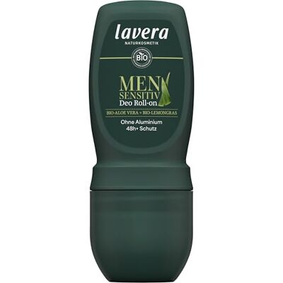 lavera Men Sensitiv Déodorant roll-On Protection 48 h Sans aluminium Fiable pour le sport Végétalien Cosmétique naturel 50 ml - Publicité lavera Men Sensitiv Déodorant roll-On Protection 48 h Sans aluminium Fiable pour le sport Végétalien Cosmétique naturel 50 ml - Publicité