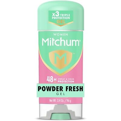 Mitchum Women Clear Gel Antiperspirant & Deodorant, Powder Fresh – 3.4 Oz by - Publicité Mitchum Women Clear Gel Antiperspirant & Deodorant, Powder Fresh – 3.4 Oz by - Publicité