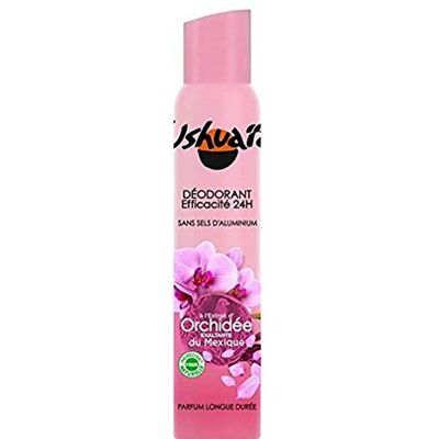Ushuaia CLASSIQUE Ushuaïa Déodorant efficacité 24 h à l'extrait d'orchidée du Mexique La bombe de 200 ml - Publicité Ushuaia CLASSIQUE Ushuaïa Déodorant efficacité 24 h à l'extrait d'orchidée du Mexique La bombe de 200 ml - Publicité