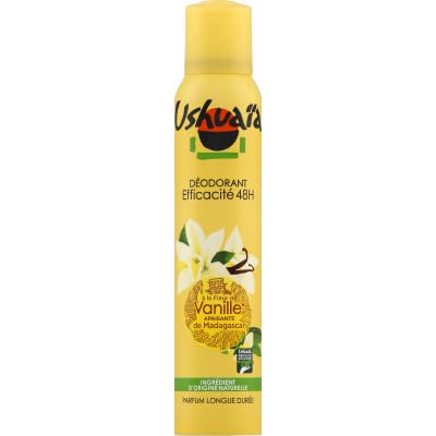 Ushuaia Ushuaïa Deodorant Spray Efficacite 48h Anti-Traces Vanille, 200ml - Publicité Ushuaia Ushuaïa Deodorant Spray Efficacite 48h Anti-Traces Vanille, 200ml - Publicité