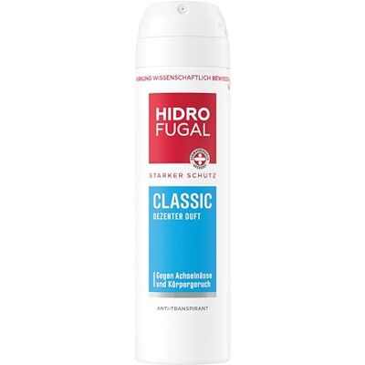 Hidrofugal Classic Spray – Déodorant, Transpiration et Odeur - Publicité Hidrofugal Classic Spray – Déodorant, Transpiration et Odeur - Publicité