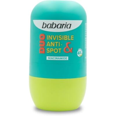 Babaria Desodorante Mujer y Hombre Duo Fresh&SkinProtect Sin alcohol Protege de la Sudoración 48h Antitranspirante Retrasa el Crecimiento del Vello Vegano 50 ml - Publicité Babaria Desodorante Mujer y Hombre Duo Fresh&SkinProtect Sin alcohol Protege de la Sudoración 48h Antitranspirante Retrasa el Crecimiento del Vello Vegano 50 ml - Publicité