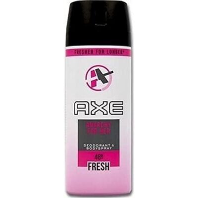 AXE Anarchy for her Lot de 6 déodorants en spray pour le corps pour femme 6 x 150 ml - Publicité AXE Anarchy for her Lot de 6 déodorants en spray pour le corps pour femme 6 x 150 ml - Publicité