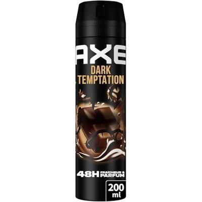 AXE Déodorant Homme Spray Dark Temptation 48h non-stop frais Parfum chocolat 200ml - Publicité AXE Déodorant Homme Spray Dark Temptation 48h non-stop frais Parfum chocolat 200ml - Publicité