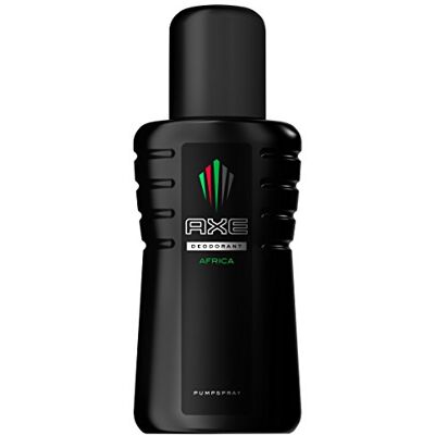 Axe Africa Spray à Pompe sans sel en Aluminium 75 g - Publicité Axe Africa Spray à Pompe sans sel en Aluminium 75 g - Publicité