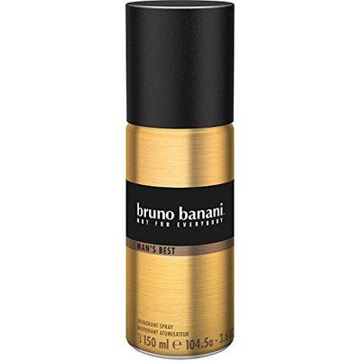 Bruno Banani Man's Best Déodorant en spray masculin 150 ml - Publicité Bruno Banani Man's Best Déodorant en spray masculin 150 ml - Publicité