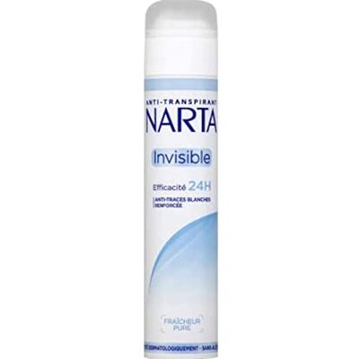 Narta Déodorant 24 H Invisible Efficacité Fraîcheur Pure, 200ml - Publicité Narta Déodorant 24 H Invisible Efficacité Fraîcheur Pure, 200ml - Publicité