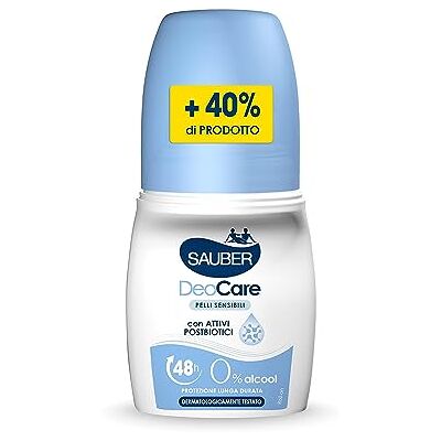 Sauber DeoCare Déodorant roll-on Protection contre les mauvaises odeurs et les taches sur les vêtements Efficacité 48h Peaux Sensibles Sans Alcool 70ml - Publicité Sauber DeoCare Déodorant roll-on Protection contre les mauvaises odeurs et les taches sur les vêtements Efficacité 48h Peaux Sensibles Sans Alcool 70ml - Publicité
