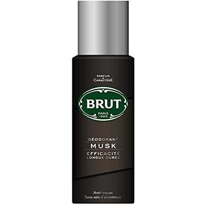 Brut Déodorant Musk Efficacité Longue Durée 200ml (lot de - Publicité Brut Déodorant Musk Efficacité Longue Durée 200ml (lot de - Publicité