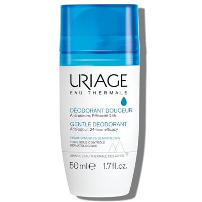 Uriage Déodorant Extra-Doux pour Peau Sensible Protection contre les Odeurs pendant 24H Parfum Ultra-Frais Unisexe Roll-on Sans Traces Blanches, sans Alcool, sans Sel d'Aluminium 50ml - Publicité Uriage Déodorant Extra-Doux pour Peau Sensible Protection contre les Odeurs pendant 24H Parfum Ultra-Frais Unisexe Roll-on Sans Traces Blanches, sans Alcool, sans Sel d'Aluminium 50ml - Publicité