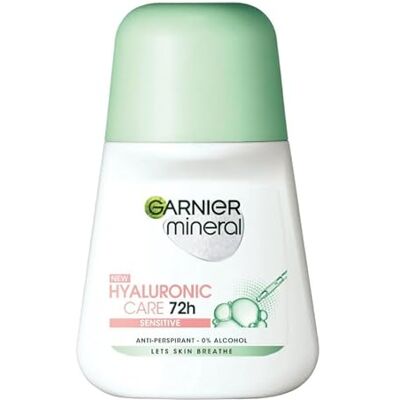 Garnier Lot de 3 déodorants roll on hyaluronique Care 72 H 50 ml - Publicité Garnier Lot de 3 déodorants roll on hyaluronique Care 72 H 50 ml - Publicité
